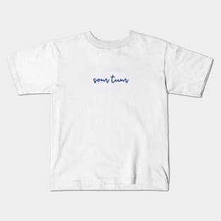 som tum - Thai blue - Flag color Kids T-Shirt